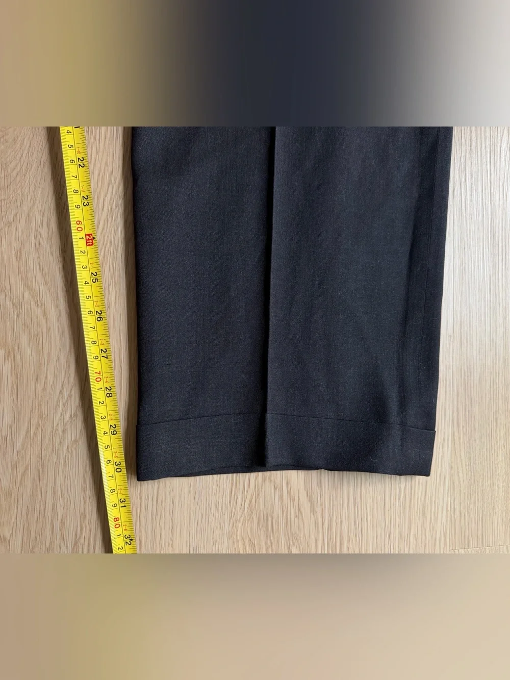 Jos A Bank Pants Mens 36x31 Gray Wool Pleated Dress Trousers Formal Slacks
